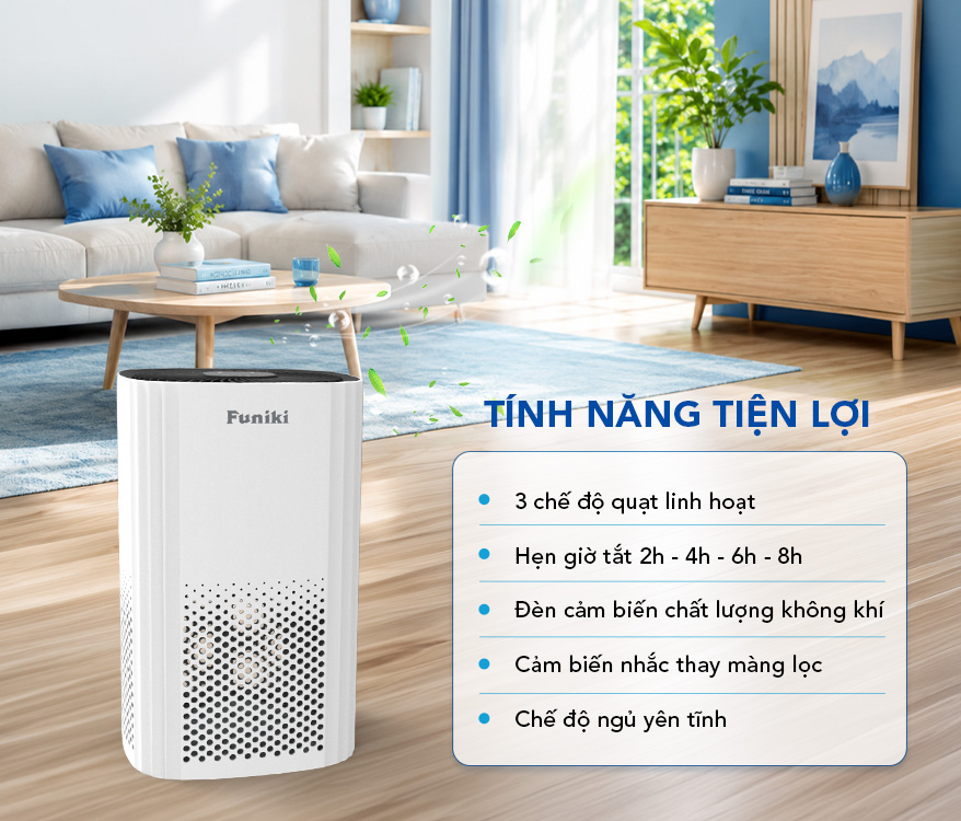 Tiện ích của máy Funiki HAP3503