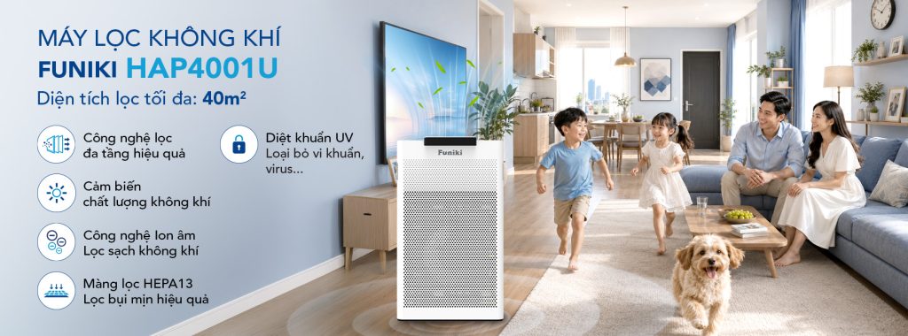 Máy làm lọc không khí Funiki HAP4001U