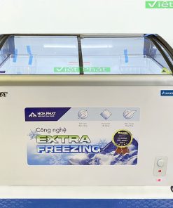 Tủ đông trưng bày Hòa Phát HSF AD8280.C mặt kính inverter 280L